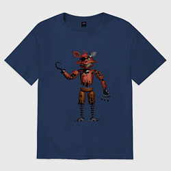 Футболка оверсайз женская Фокси зол, цвет: тёмно-синий