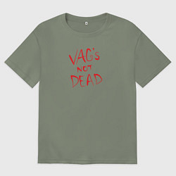 Футболка оверсайз женская VAG not dead, цвет: авокадо