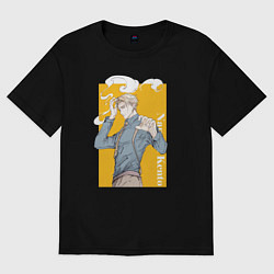 Футболка оверсайз женская Магическая битва Нанами Кенто, цвет: черный