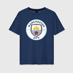 Женская футболка оверсайз Manchester City FC