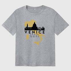 Женская футболка оверсайз Итальянская Венеция