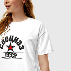 Футболка оверсайз женская Спецназ СССР, цвет: белый — фото 2