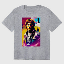 Женская футболка оверсайз John Lennon - world legend