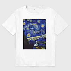 Футболка оверсайз женская Простая эстетика, цвет: белый