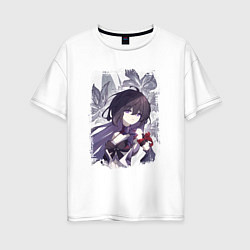 Футболка оверсайз женская Sweet Seele, цвет: белый