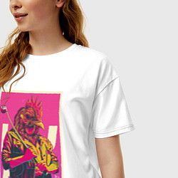 Футболка оверсайз женская Dangerous Jacket, цвет: белый — фото 2