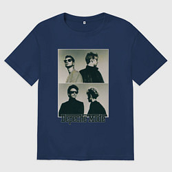 Футболка оверсайз женская Depeche Mode - Music for the Masses, цвет: тёмно-синий