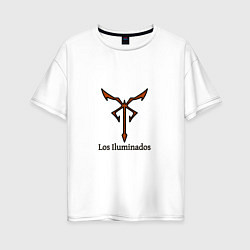 Женская футболка оверсайз Los Iluminados