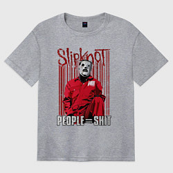 Футболка оверсайз женская Slipknot Corey, цвет: меланж