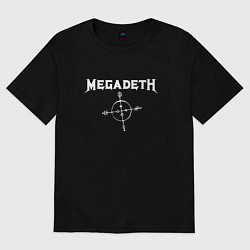Футболка оверсайз женская Megadeth: Cryptic Writings, цвет: черный