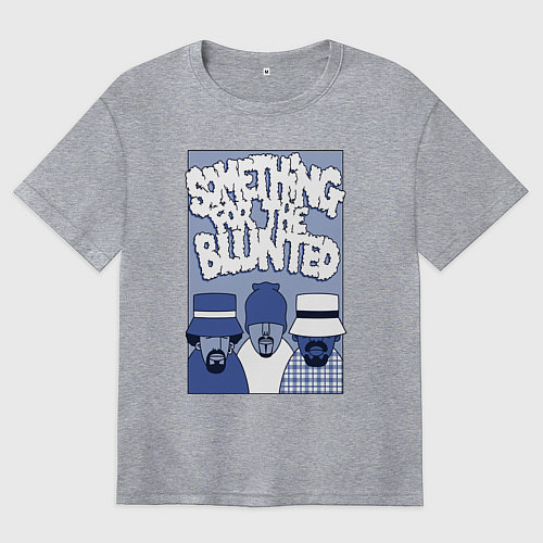 Женская футболка оверсайз Cypress hill - blunted / Меланж – фото 1