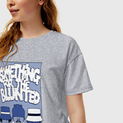 Футболка оверсайз женская Cypress hill - blunted, цвет: меланж — фото 2