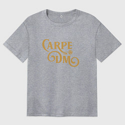 Футболка оверсайз женская Carpe DM, цвет: меланж