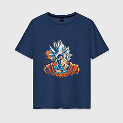 Футболка оверсайз женская Goku, цвет: тёмно-синий