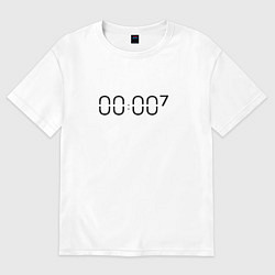 Футболка оверсайз женская Zero o clock bts, цвет: белый