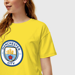 Футболка оверсайз женская Манчестер, цвет: желтый — фото 2