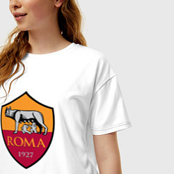 Футболка оверсайз женская Roma sport fc, цвет: белый — фото 2
