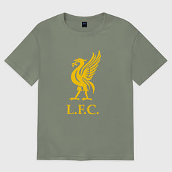 Футболка оверсайз женская Liverpool sport fc, цвет: авокадо