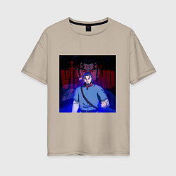 Футболка оверсайз женская Сага о Винланде, цвет: миндальный