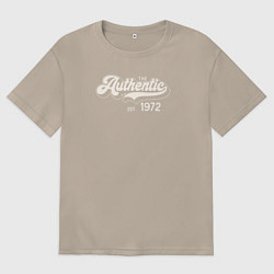 Женская футболка оверсайз Authentic 1972