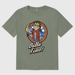 Футболка оверсайз женская Vault future, цвет: авокадо