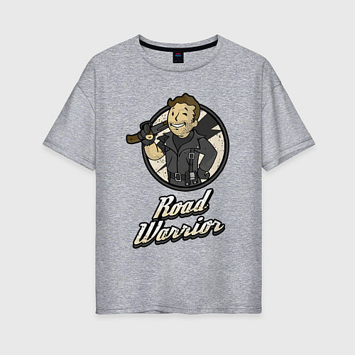 Женская футболка оверсайз Vault mad Max / Меланж – фото 1