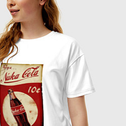 Футболка оверсайз женская Nuka cola price, цвет: белый — фото 2