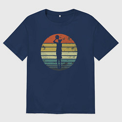 Женская футболка оверсайз Basketball girl