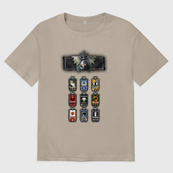 Женская футболка оверсайз Легионы лоялисты