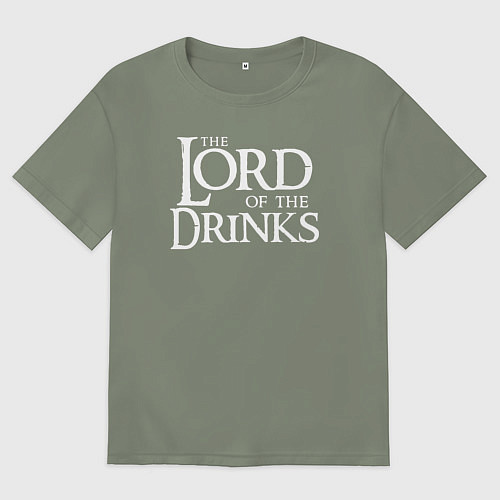 Женская футболка оверсайз Повелитель напитков / Авокадо – фото 1