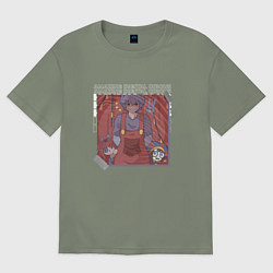 Футболка оверсайз женская Ragatha Jax Pomni Удивительный цифровой цирк, цвет: авокадо