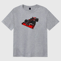 Футболка оверсайз женская Formula-1 McLaren, цвет: меланж