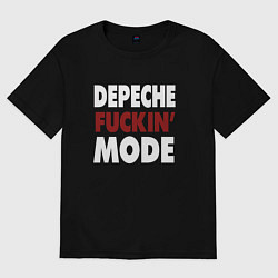 Футболка оверсайз женская Depeche Funkin Mode, цвет: черный