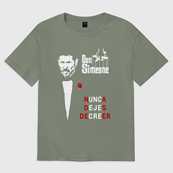 Футболка оверсайз женская Дон Симеоне, цвет: авокадо