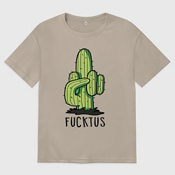 Женская футболка оверсайз Fucktus