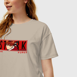 Футболка оверсайз женская Warrior Stark - Frieren, цвет: миндальный — фото 2