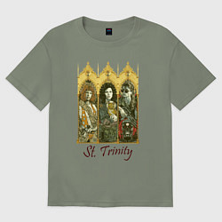 Футболка оверсайз женская St trinity, цвет: авокадо