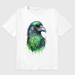 Женская футболка оверсайз Мудрость ворона