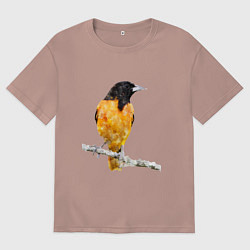 Женская футболка оверсайз Иволга