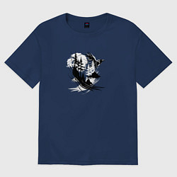 Женская футболка оверсайз Кибержизнь