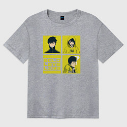 Футболка оверсайз женская Solo leveling The best hunting team, цвет: меланж