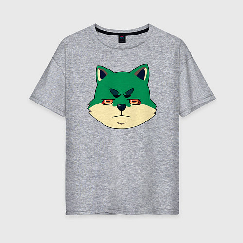 Женская футболка оверсайз Повседневная жизнь бессмертного короля: Тунтянь Ха / Меланж – фото 1