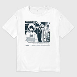 Женская футболка оверсайз Solo leveling Another raid