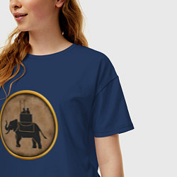 Футболка оверсайз женская Мятежники-карфагеняне Rome: Total War, цвет: тёмно-синий — фото 2