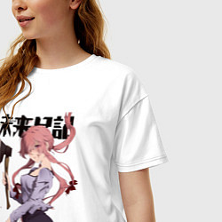 Футболка оверсайз женская Дневник будущего Юно, цвет: белый — фото 2