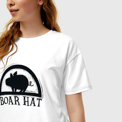 Женская футболка оверсайз Семь смертных грехов Хоук / Белый – фото 3