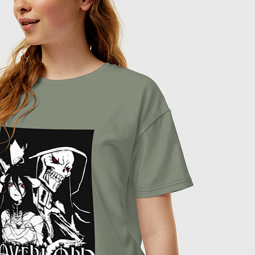 Женская футболка оверсайз Повелитель / Авокадо – фото 3