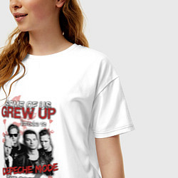 Футболка оверсайз женская Depeche Mode - Grew up, цвет: белый — фото 2