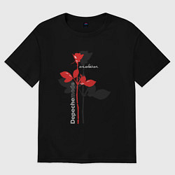 Футболка оверсайз женская Depeche Mode - Violation era, цвет: черный