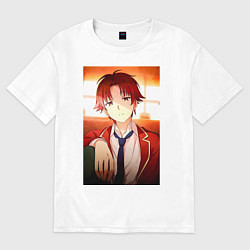 Футболка оверсайз женская Киётака Аянокоджи, цвет: белый